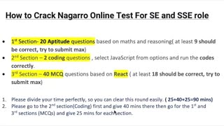 How To Crack Nagarro Interview for 2022  Software Engineer  React amp JavaScript Interview Process [upl. by Sonstrom]