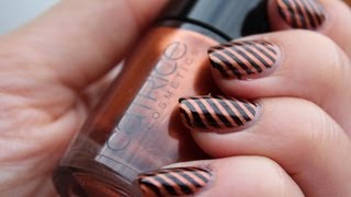 Nailart facile con colori autunnali [upl. by Aneahs]