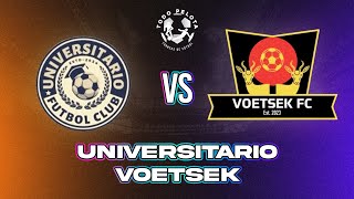 VOETSEK VS UNIVERSITARIO  201024  4ta DIVISIÓN  LIGA MAYORES [upl. by Kramal]