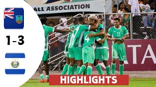 Montserrat vs El Salvador 13 All Goals amp Extended Highlights [upl. by Nim]