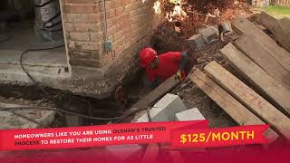 Foundation Repair Estimate from Olshan are Always Free [upl. by Toffic]