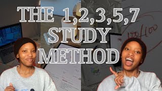 The 12357 Study Method Explained 📚🌟 [upl. by Getter]