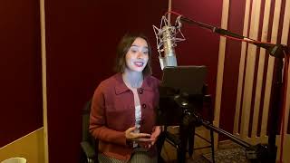 Amanda Montell records her audiobook THE AGE OF MAGICAL OVERTHINKING [upl. by Aicinat]