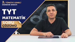 Endemik Yayınları 20232024 2 TG Deneme Sınavı TYT  Matematik Video Çözümlü Cevap Anahtarı [upl. by Leighton239]