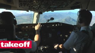 Condor Boeing 767 FrankfurtMauritius CockpitFlug mit Audiokommentar vom Flugkapitän [upl. by Laro]