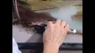 Bob Ross The Joy of Painting  An Oval Vignette [upl. by Yecak12]