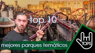 TOP 10 MEJORES PARQUES TEMATICOS DEL MUNDO 2024 [upl. by Bremser]