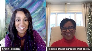 A Conversation with Rosalind Brewer COO Starbucks [upl. by Ripp177]