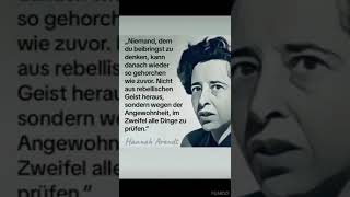 Hannah Arendt Zitat [upl. by Sissy]