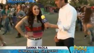 Danna Paola en Grabacion de Videoclip Ruleta  Programa HOY [upl. by Renell]