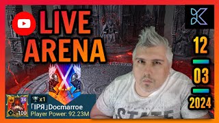 Raid Shadow Legends  Live Arena  IPR DocMarroe  Collecting Luck for next x2 [upl. by Silverts]