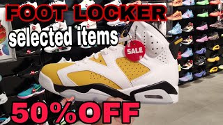 FOOT LOCKER SALE SELECTED ITEMS 50OFF [upl. by Bullivant587]