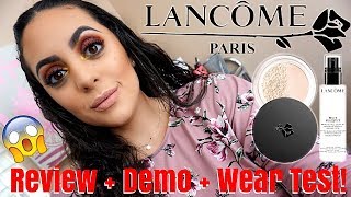 LANCOME LONG TIME NO SHINE POWDER amp FIX IT AND FORGET IT SETTING SPRAY  Review  Wear Test [upl. by Nitsrek130]