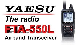 Yaesu FTA550L Handheld Airband Transceiver at MLampS [upl. by Yeneffit502]