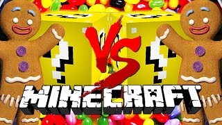 Minecraft VENDING LUCKY BLOCK CHALLENGE  Shrek Gingerbread Man [upl. by Pestana]