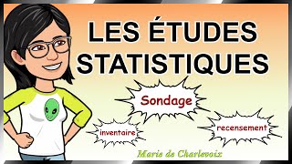 Le recensement le sondage et linventaire Cours 691 CAHIER DEXERCICES sur Marie de Charlevoix 🥰 [upl. by Yrot]