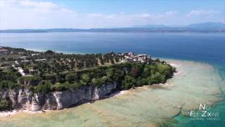 Sirmione  Grotte di Catullo viste dal drone [upl. by Bainter]