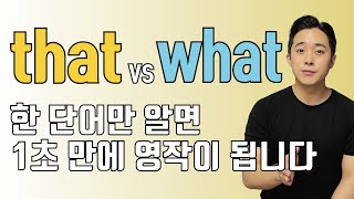 내 학생들이 that과 what을 헷갈리지 않고 잘 쓰는 이유 관계대명사 [upl. by Fillian]