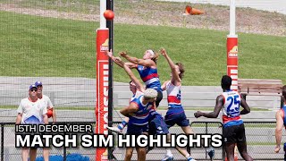 The BEST MOMENTS from Fridays MATCH SIM  December 15th Highlights [upl. by Armillia]