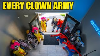 FIGHTING OFF EVERY CLOWN ARMY THAT ATTACKED STROMEDYS HOUSE SCARIEST MOMENTS 2022 [upl. by Kendre]