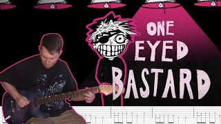 One Eyed Bastard  Green Day Cover WITH TABS [upl. by Enaujed523]