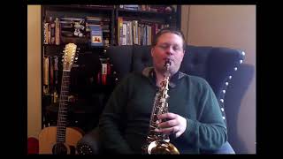 The Wassailing Song Saxophone Solo [upl. by Alitha502]