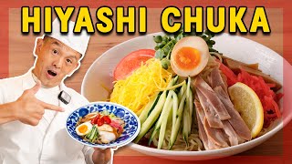 How to Make RAMEN at Home in Summer  Hiyashi Chuka Recipe NEW KITCHEN TOUR [upl. by Notaek]