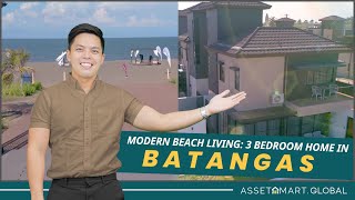 HOUSE TOUR Your Beachfront Home in Batangas ₱12500000 [upl. by Shandie]