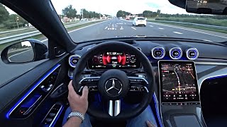 The New Mercedes C Class AMG 2024 Test Drive [upl. by Sadiras]