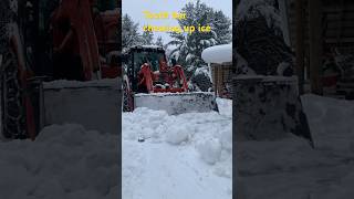 Tractor Tooth Bar Ripping Up Ice bxpanded piranha pro tooth bar tractorattachments [upl. by Moyra]