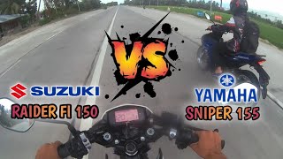 SNIPER 155 vva VS RAIDER FI 🔥 [upl. by Chiquita136]