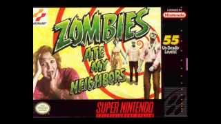 Zombie Panic Zombies Ate My Neighbors Music Extended [upl. by Siroled]