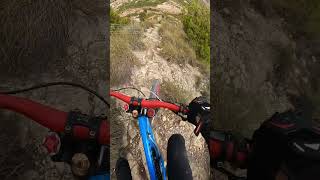 MTB on high mountain trying to get down again the first part gopro [upl. by Aydne]