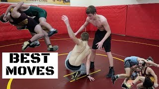 Top 5 Wrestling Moves TAKEDOWNS [upl. by Tatiana]