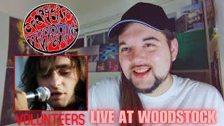 Drummer reacts to quotVolunteersquot Live at Woodstock by Jefferson Airplane [upl. by Hairaza23]