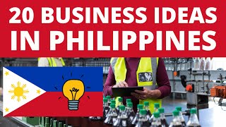 20 Business Ideas in Philippines to Start Your Own Business [upl. by Earised729]