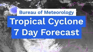 Tropical cyclone 7 day forecast [upl. by Grizel19]