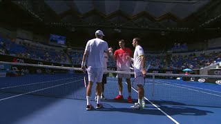 NestorStepanek v HueyMirnyi highlights QF  Australian Open 2016 [upl. by Suzi]