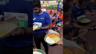 Hyderabad half Marathon 2024  we run 5k vlog marathon hyderabadmarathon runningmotivation run [upl. by Crenshaw883]