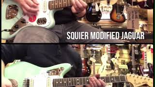 Jaguar Fender vs Squier [upl. by Idroj]