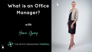 What is an Office Manager [upl. by Eve]