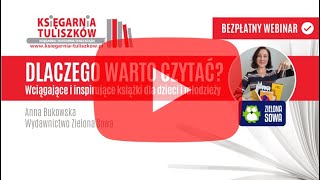 Webinar dla nauczycieli bibliotekarzy i rodziców  Dlaczego warto czytać [upl. by Nhor]