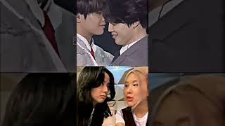 Jimin amp Rose reaction when V amp Jisoo flirted with them 😁😉🤪 jisoo kimtaehyung vsoo taesoo [upl. by Jeromy]