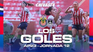 ¡LOS 5 GOLES DE CHIVAS FEMENIL SOBRE MAZATLÁN FC  APERTURA 2023 [upl. by Ardie431]