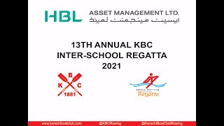 13th Annual KBC InterSchool Regatta 2021  Indoor 31st Jan 2021 [upl. by Guillaume]