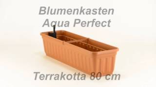 Blumenkasten Aqua Perfect 80cm Terrakotta [upl. by Eladnek]