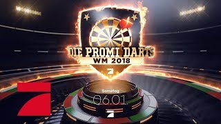 Die große Promi Darts WM 2018  6 Januar 2018  ProSieben [upl. by Noruq220]