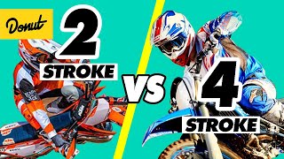 2 STROKE vs 4 STROKE ENGINES  How it Works  SCIENCE GARAGE [upl. by Rosanne]