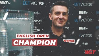 Selby ends 19month wait for title  2022 BetVictor English Open [upl. by Hsepid]