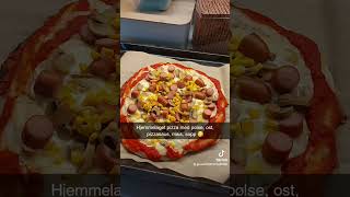 hjemmelaget pizza så godt 😋 [upl. by Rustin]